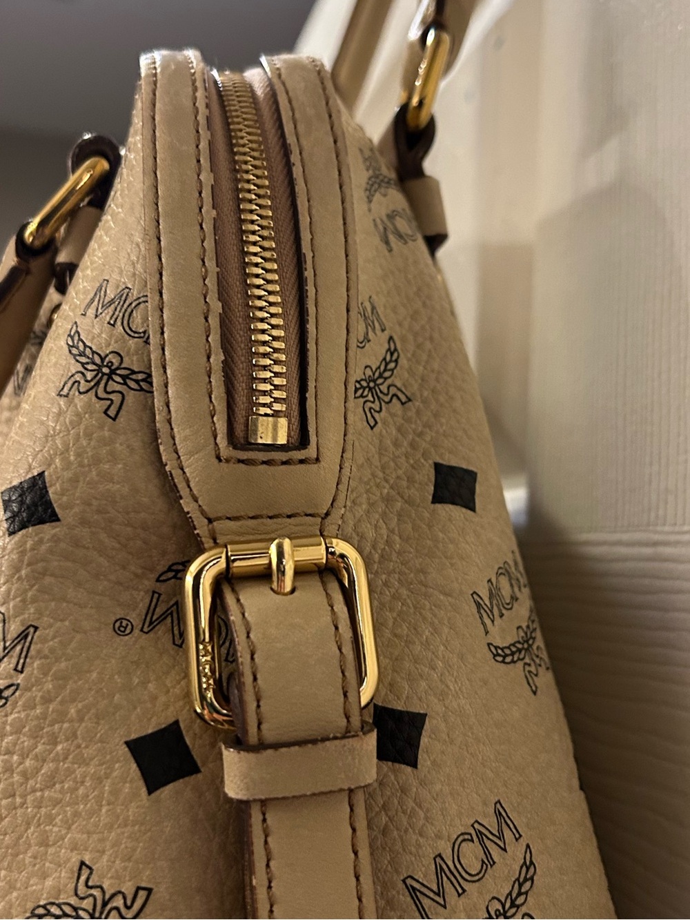 MCM satchel handbag - Picture 10 of 12